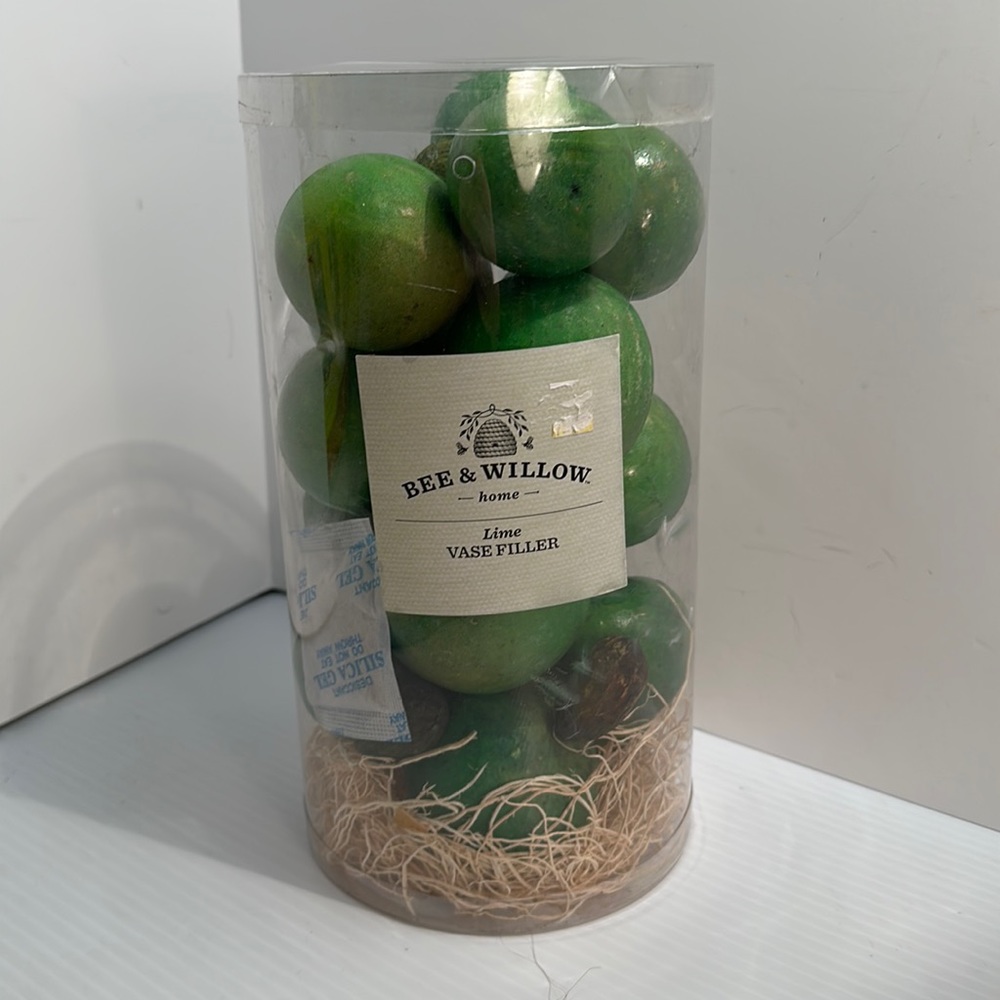 Decorative vase filler limes Bee and willow
